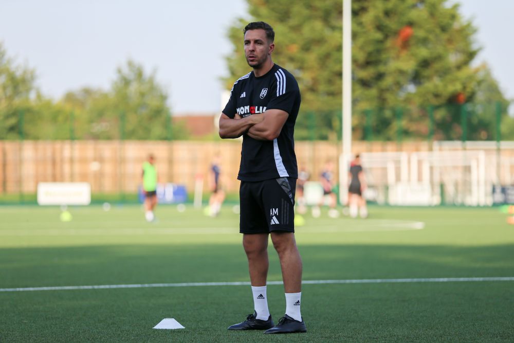 Fulham Under-18s Head Coach Ali Melloul is pictured Fulham Under-18s Head Coach Ali Melloul is pictured