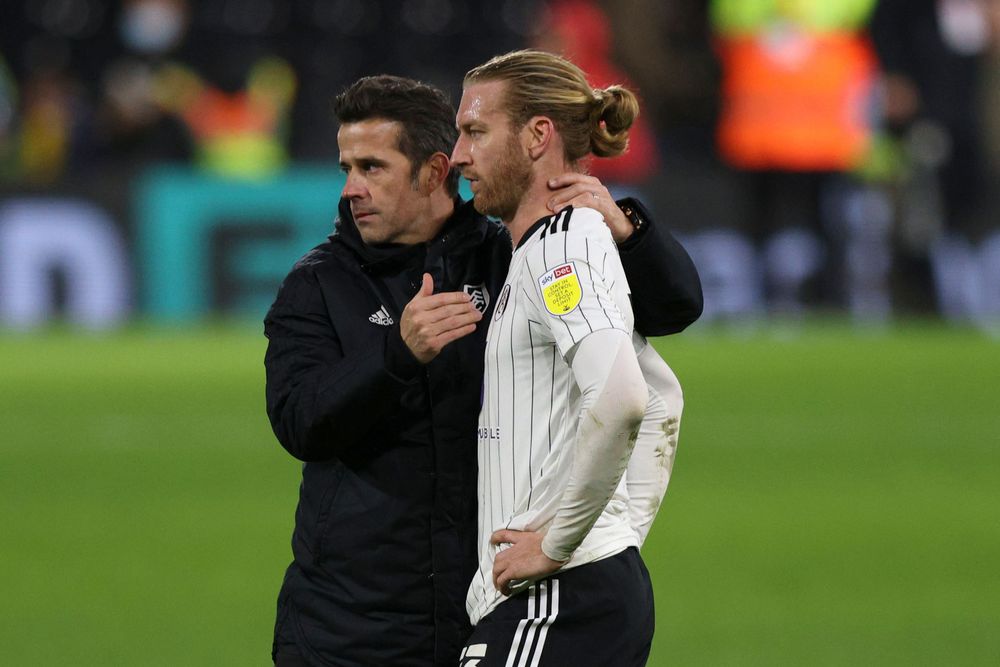 Marco Silva and Tim Ream at FT