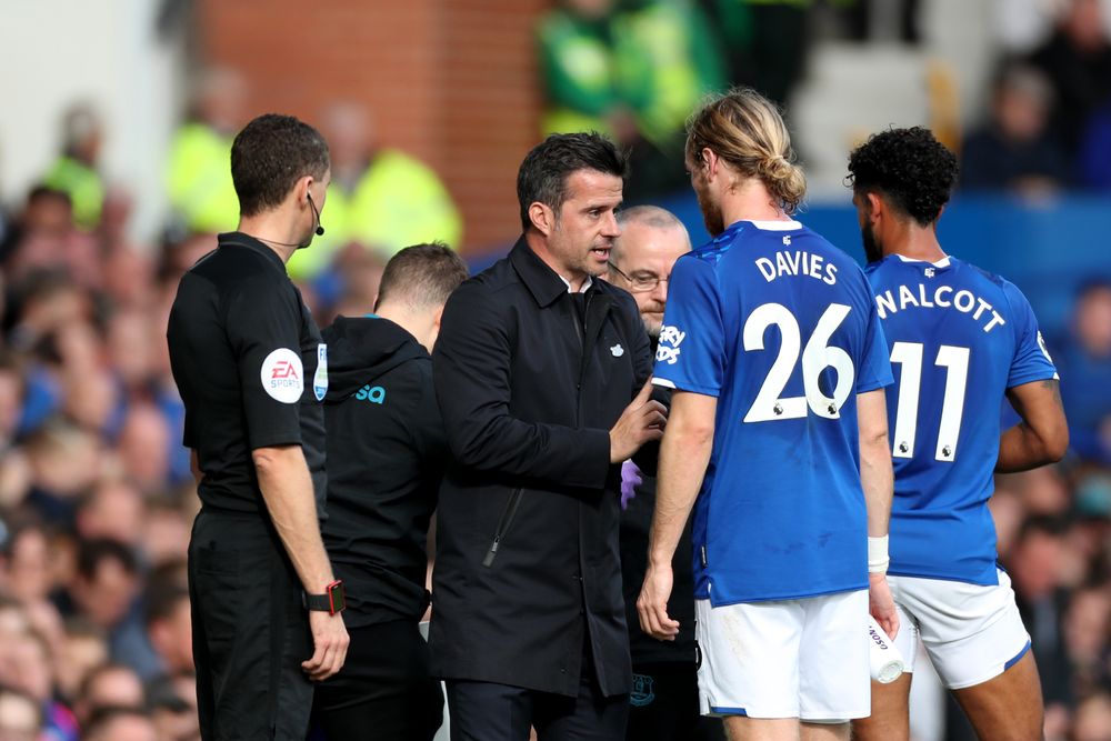 Marco Silva during his time as Everton manager