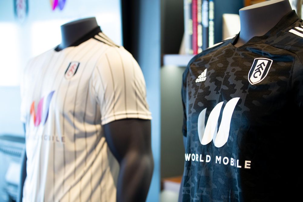 Fulham's new home and away kits Fulham's new home and away kits