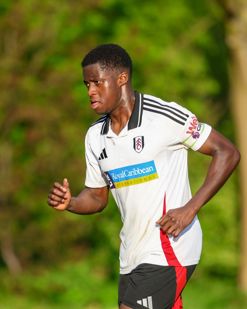 Jon Esenga in action for Fulham Under-18s v Chelsea Under-18s Jon Esenga in action for Fulham Under-18s v Chelsea Under-18s