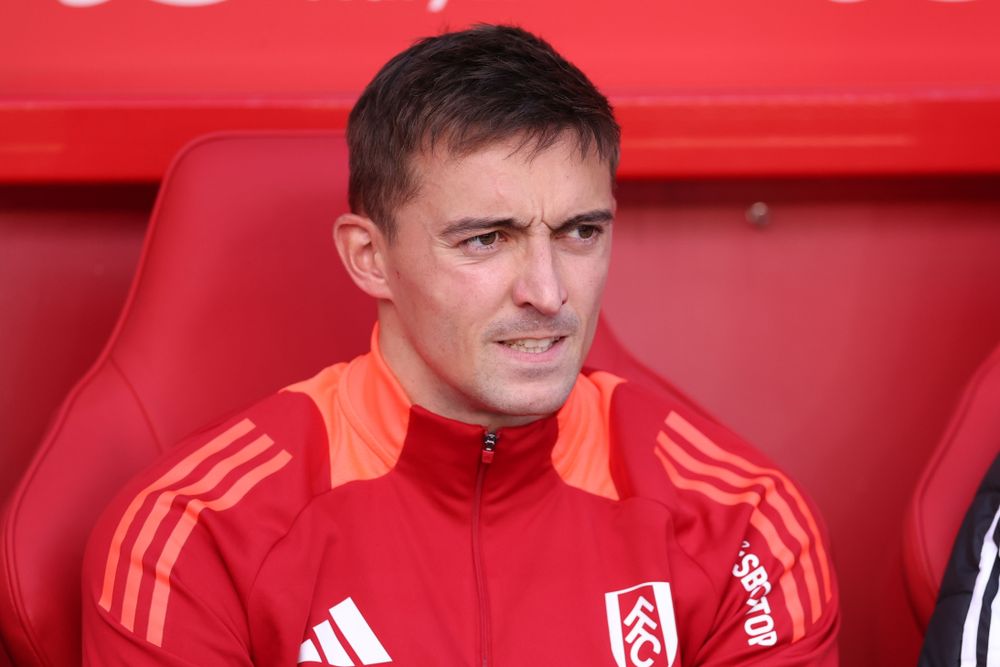 Timothy Castagne on the bench Timothy Castagne on the bench