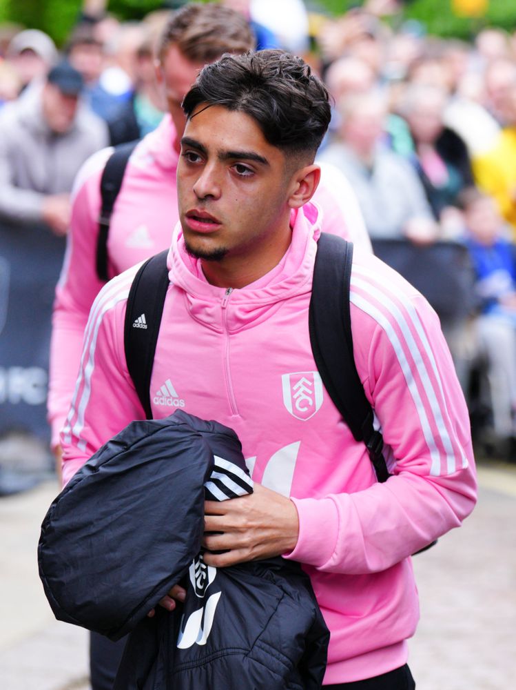 Matt gets off the team bus, with Bernd Leno behind him Matt gets off the team bus, with Bernd Leno behind him