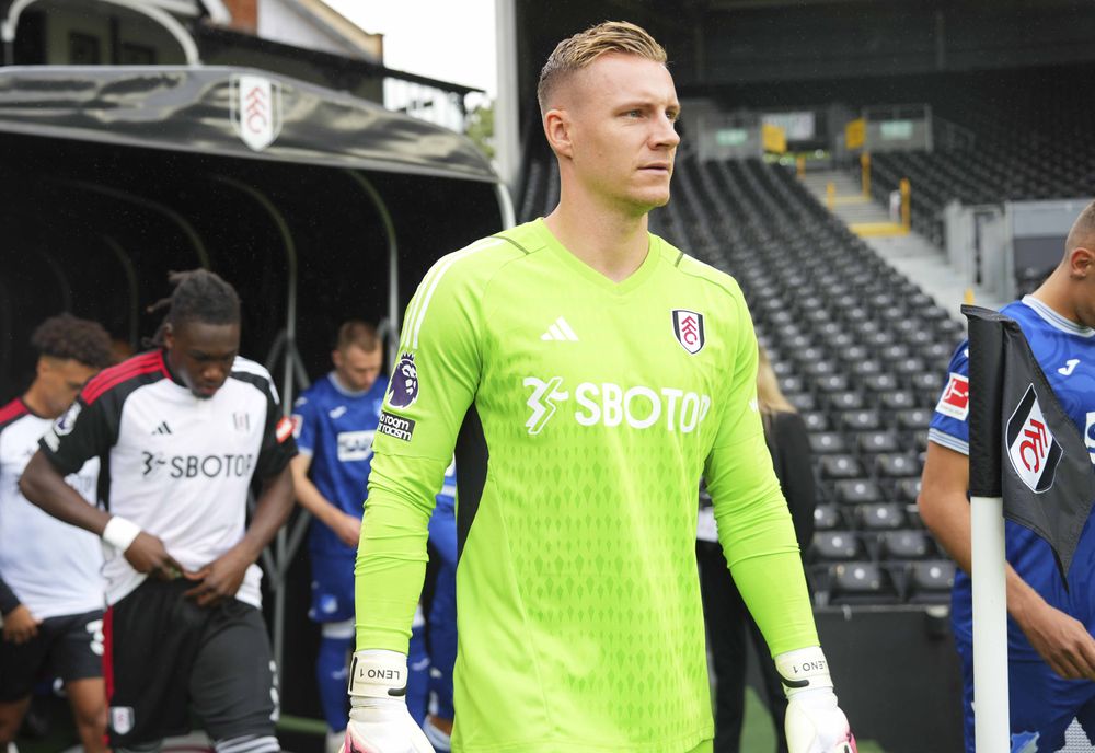 Bernd Leno walks out from the tunnel Bernd Leno walks out from the tunnel