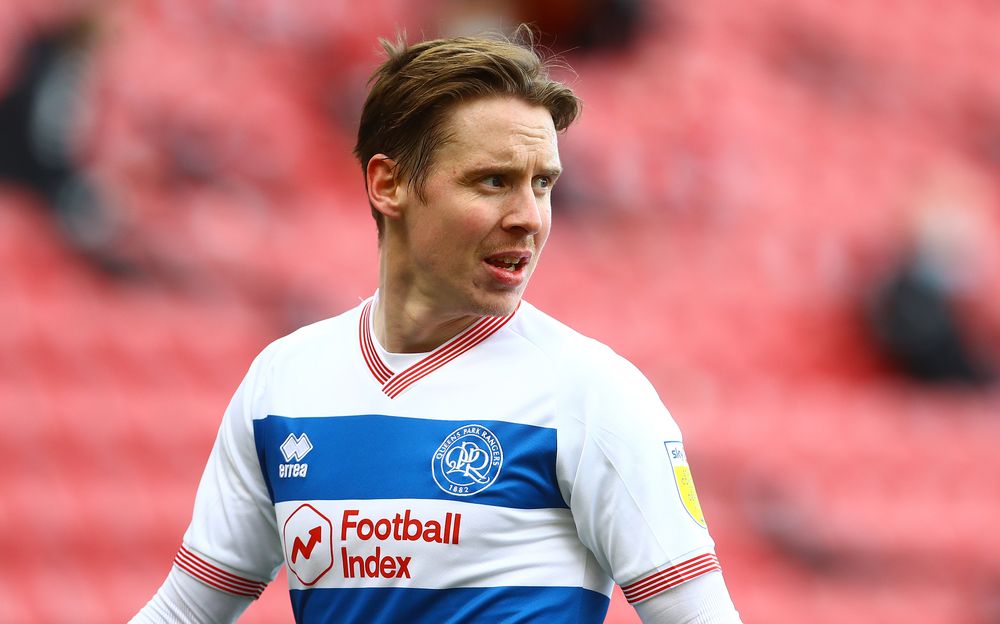 Stefan Johansen in action for QPR Stefan Johansen in action for QPR