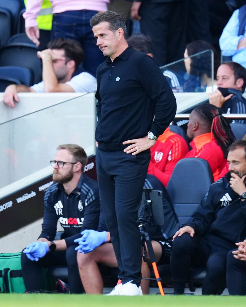 Marco Silva on the touchline