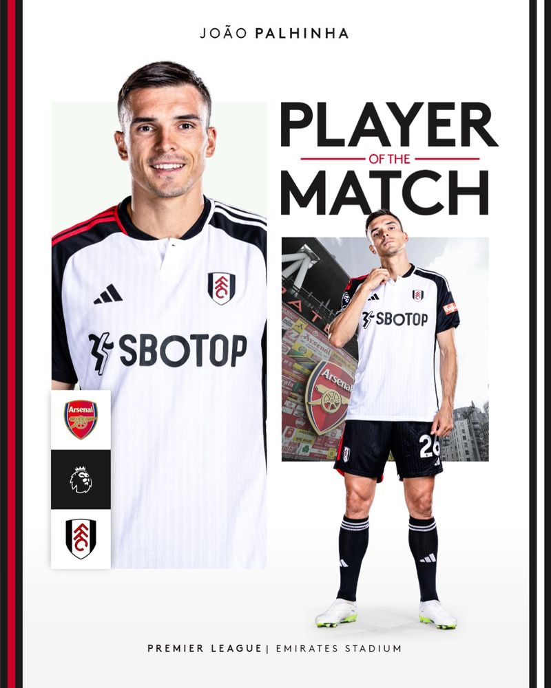 Joao wins Man of the Match against Arsenal Joao wins Man of the Match against Arsenal