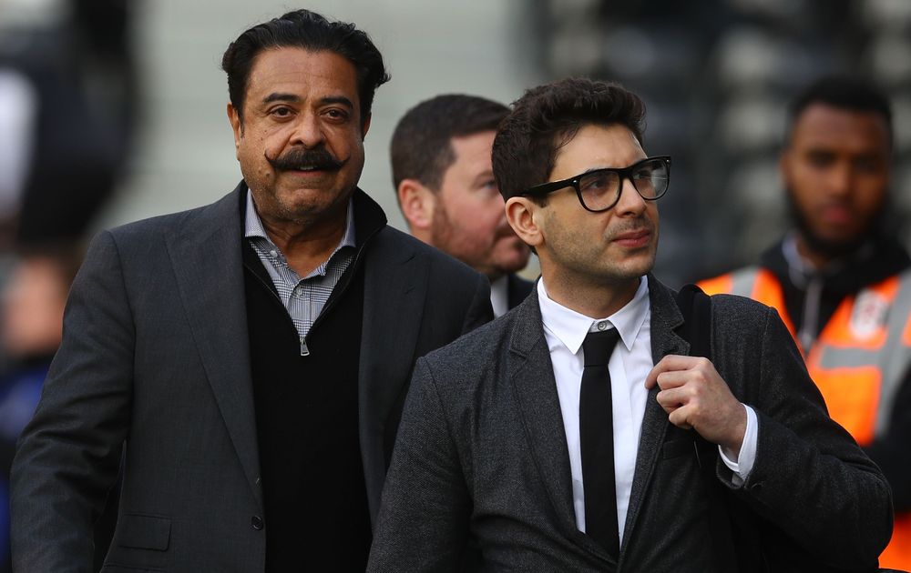 Mr Khan and Tony Khan at Craven Cottage Mr Khan and Tony Khan at Craven Cottage