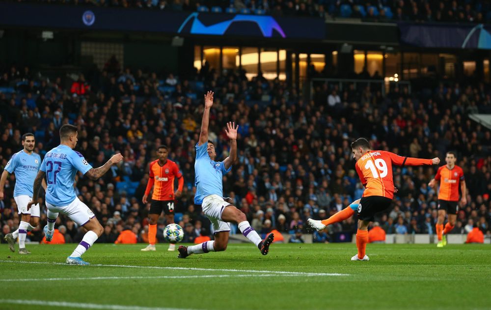 Manor Solomon scores at the Etihad Manor Solomon scores at the Etihad
