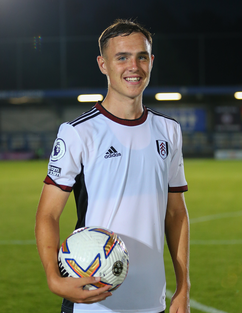 Harris collects the match ball Harris collects the match ball
