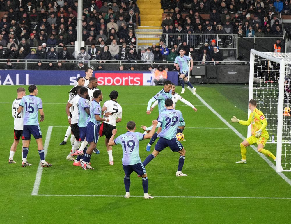 William Saliba equalises for Arsenal William Saliba equalises for Arsenal