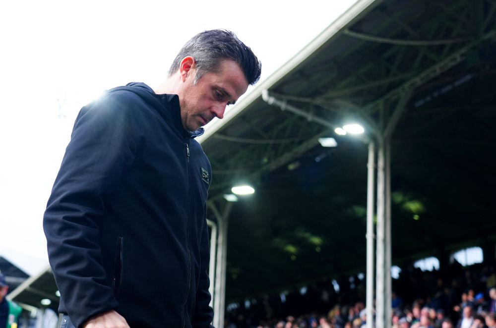 Marco Silva at full-time Marco Silva at full-time