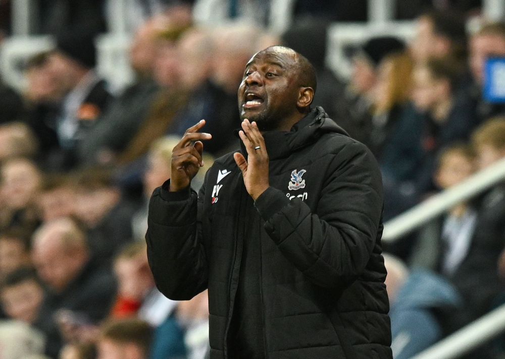 Crystal Palace manager Patrick Vieira Crystal Palace manager Patrick Vieira