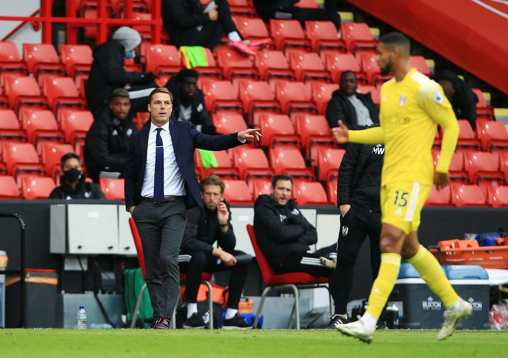 Scott Parker gestures Scott Parker gestures