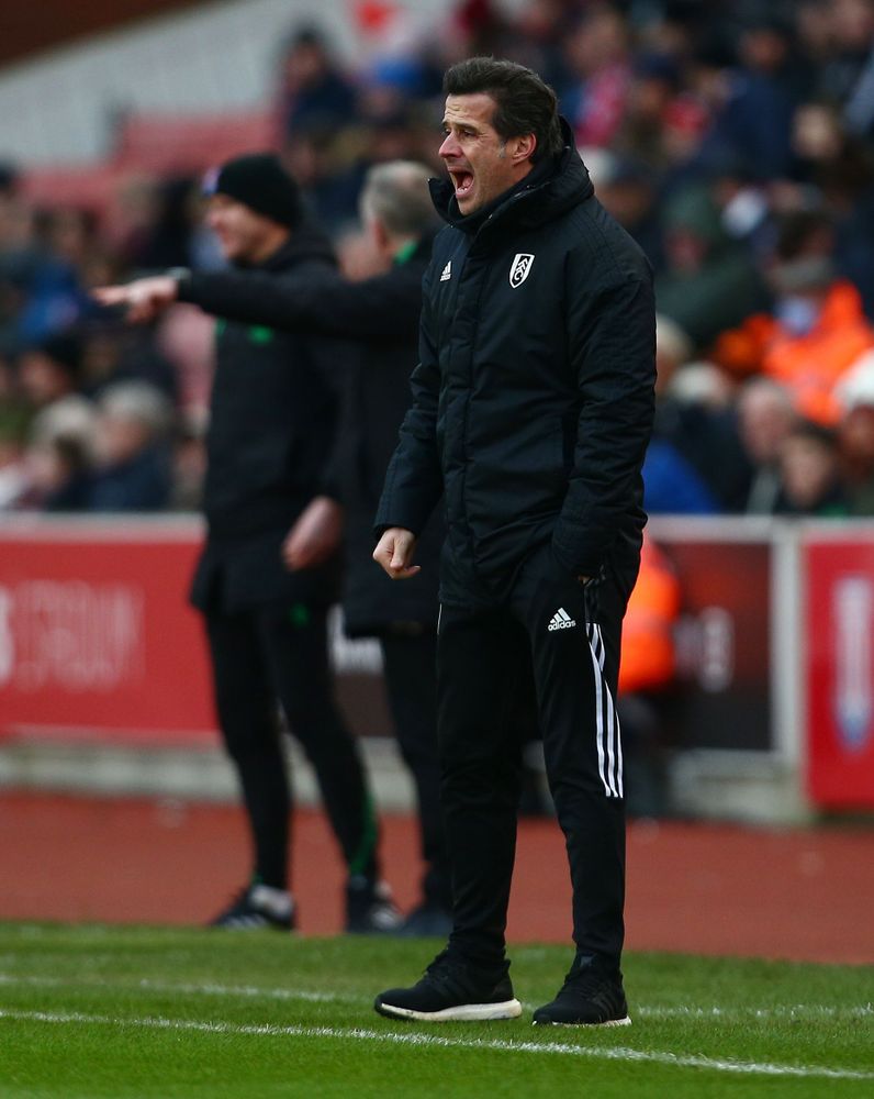 Marco Silva on the touchline at Stoke Marco Silva on the touchline at Stoke