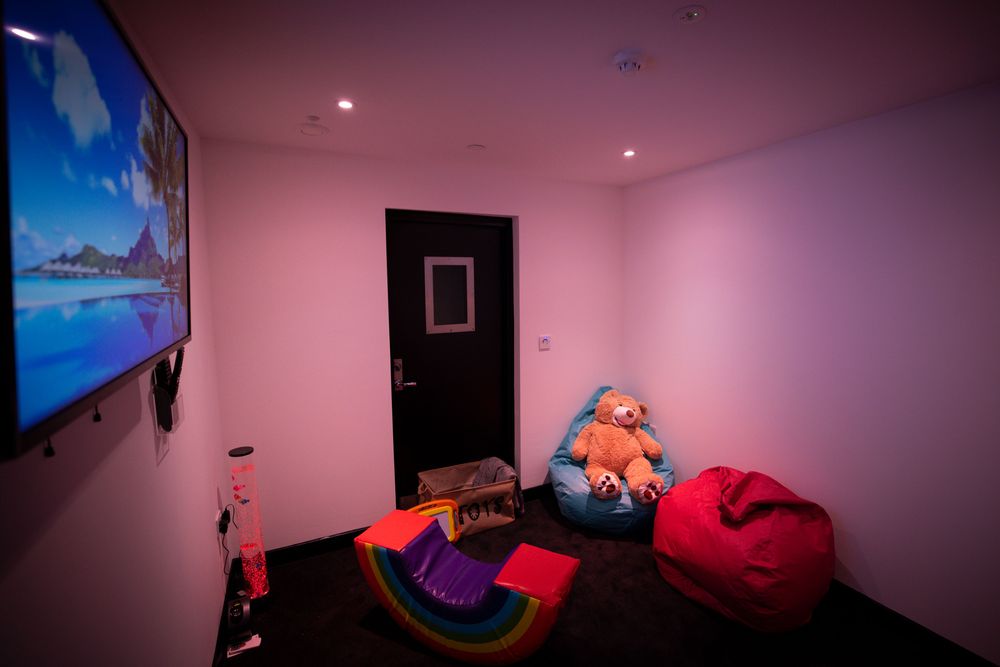 Inside the sensory room at Craven Cottage Inside the sensory room at Craven Cottage