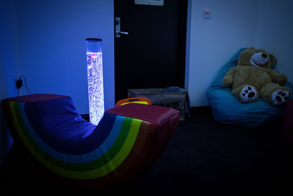 Inside the sensory room at Craven Cottage Inside the sensory room at Craven Cottage