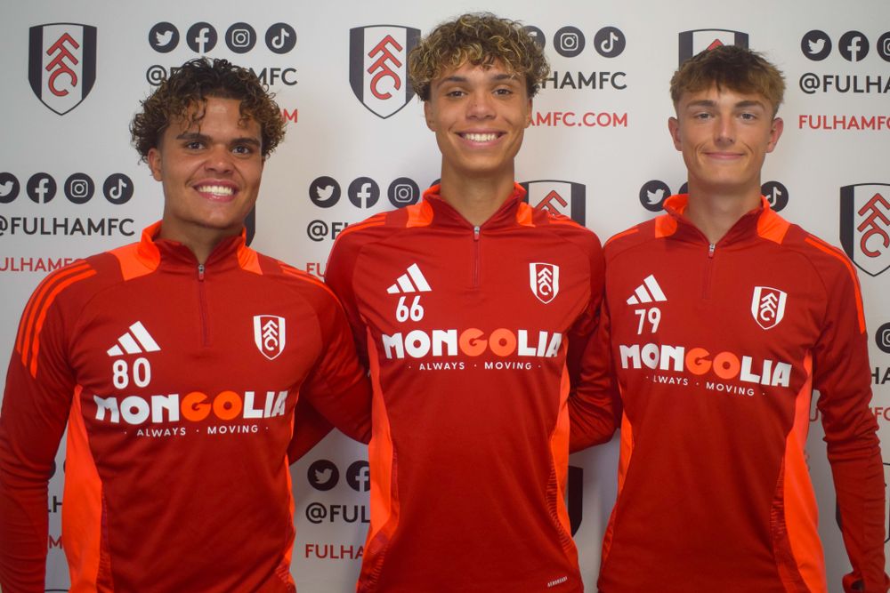 Jayden Quashie, Sam Tabares and Bradley Slade pose for a photo after signing their first professional contracts Jayden Quashie, Sam Tabares and Bradley Slade pose for a photo after signing their first professional contracts