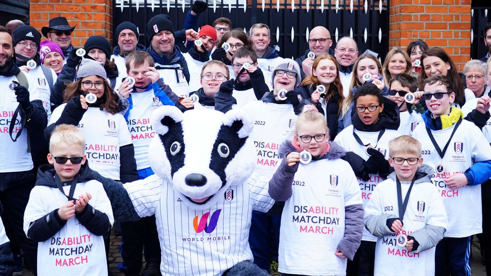 Fulham FC - Billy The Badger Steps Up To Walk With The Fulham Family!