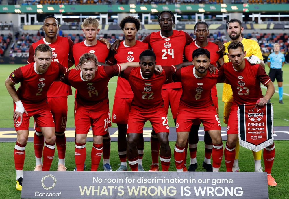 Luc De Fougerolles lines up for Canada ahead of their Gold Cup clash with El Salvador
