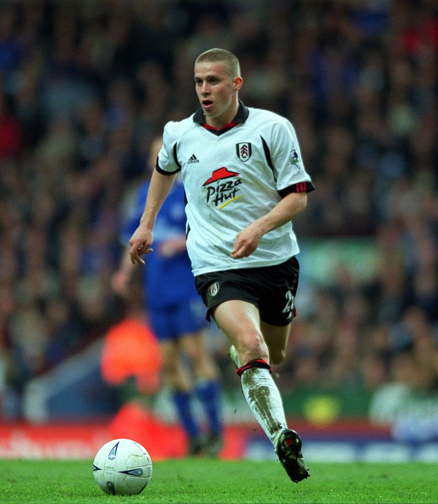 Sean Davis on the ball in the FA Cup Semi-Final against Chelsea