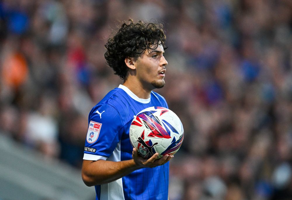 Devan Tanton in action for Chesterfield 