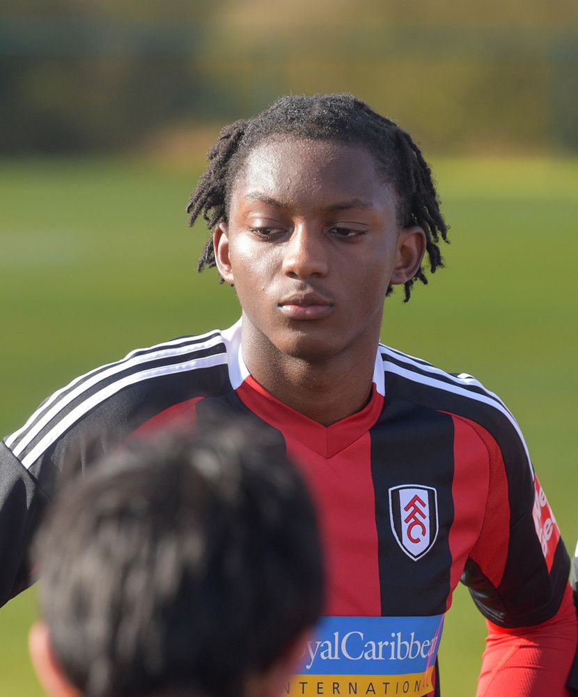 Seth Chingwaro of Fulham U18s Seth Chingwaro of Fulham U18s