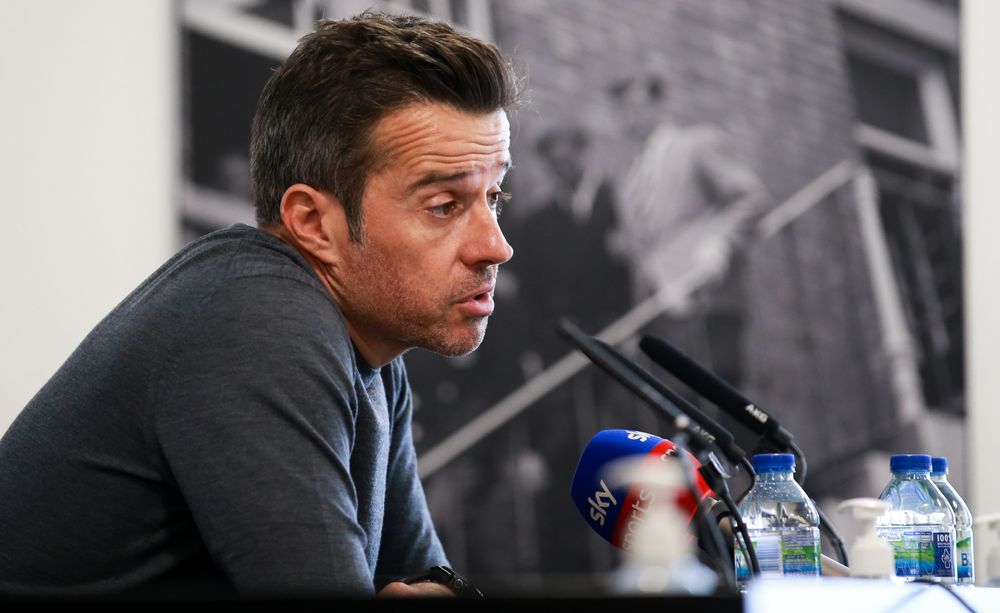Marco Silva in a press conference