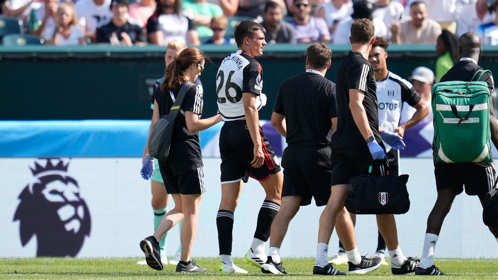 João Palhinha goes off injured