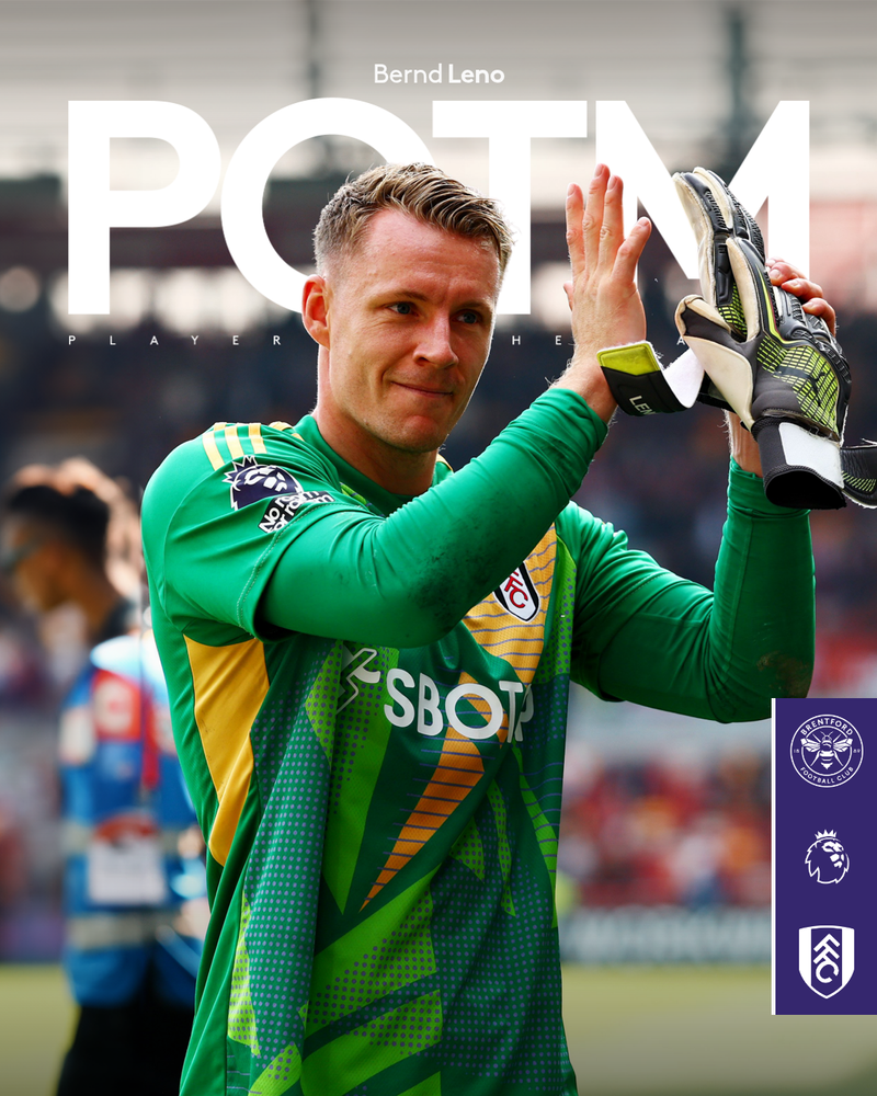 Bernd Leno wins Man of the Match against Brentford