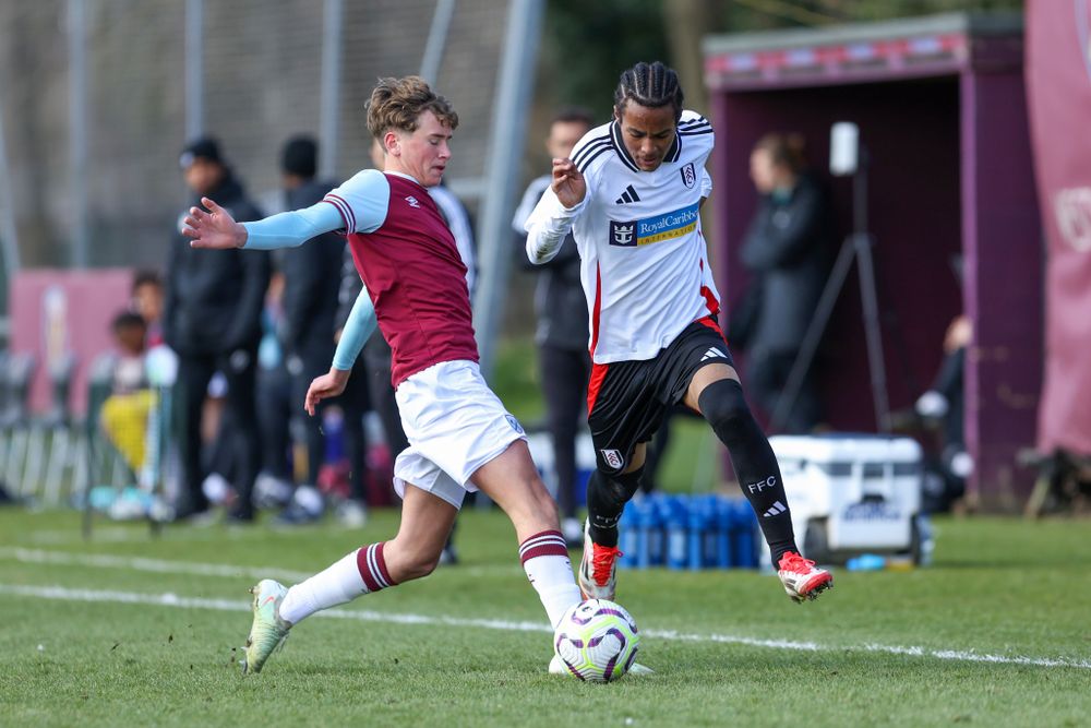 Kyle Grant in action against West Ham U18s