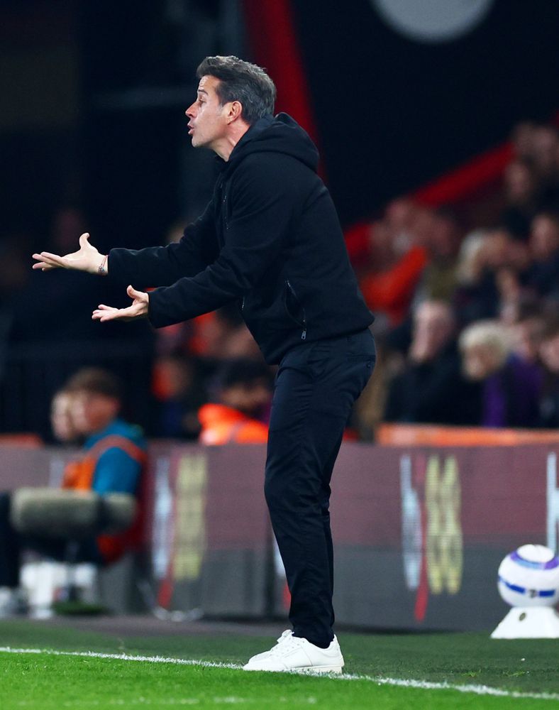 Marco Silva on the touchline at the Vitality Stadium Marco Silva on the touchline at the Vitality Stadium
