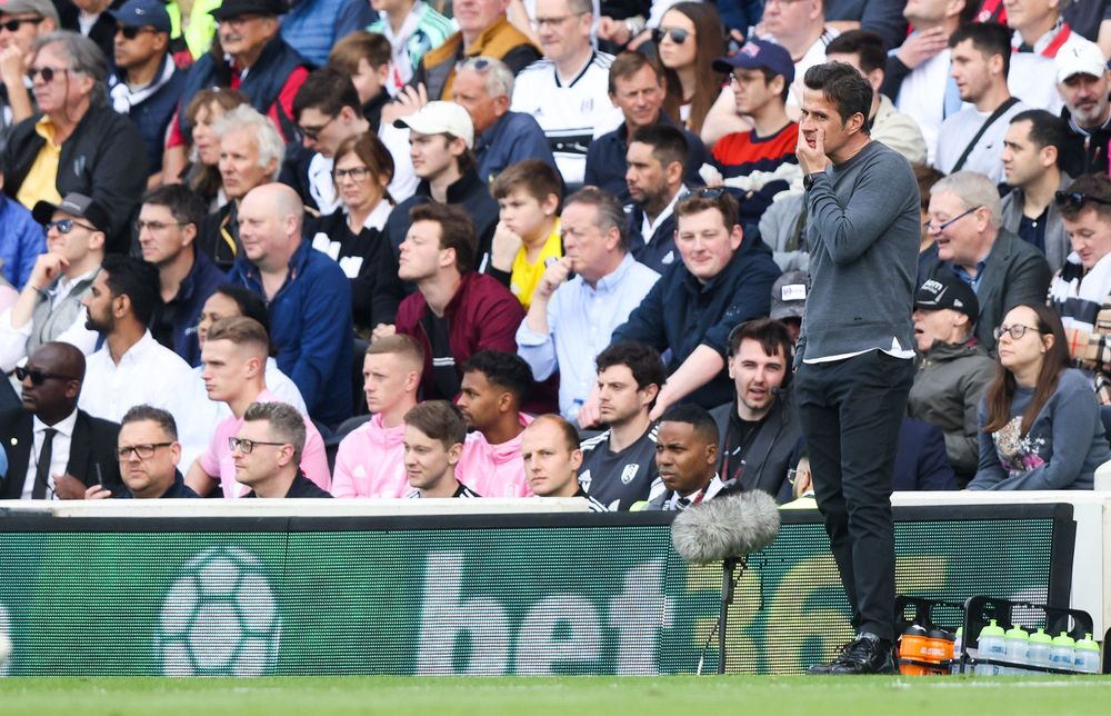 Marco Silva on the touchline against Crystal Palace