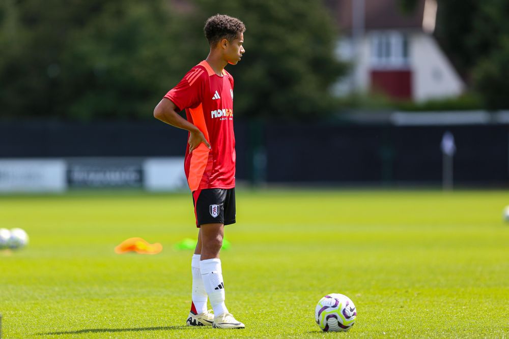 Fulham Under-21s midfielder Josh King is pictured in training