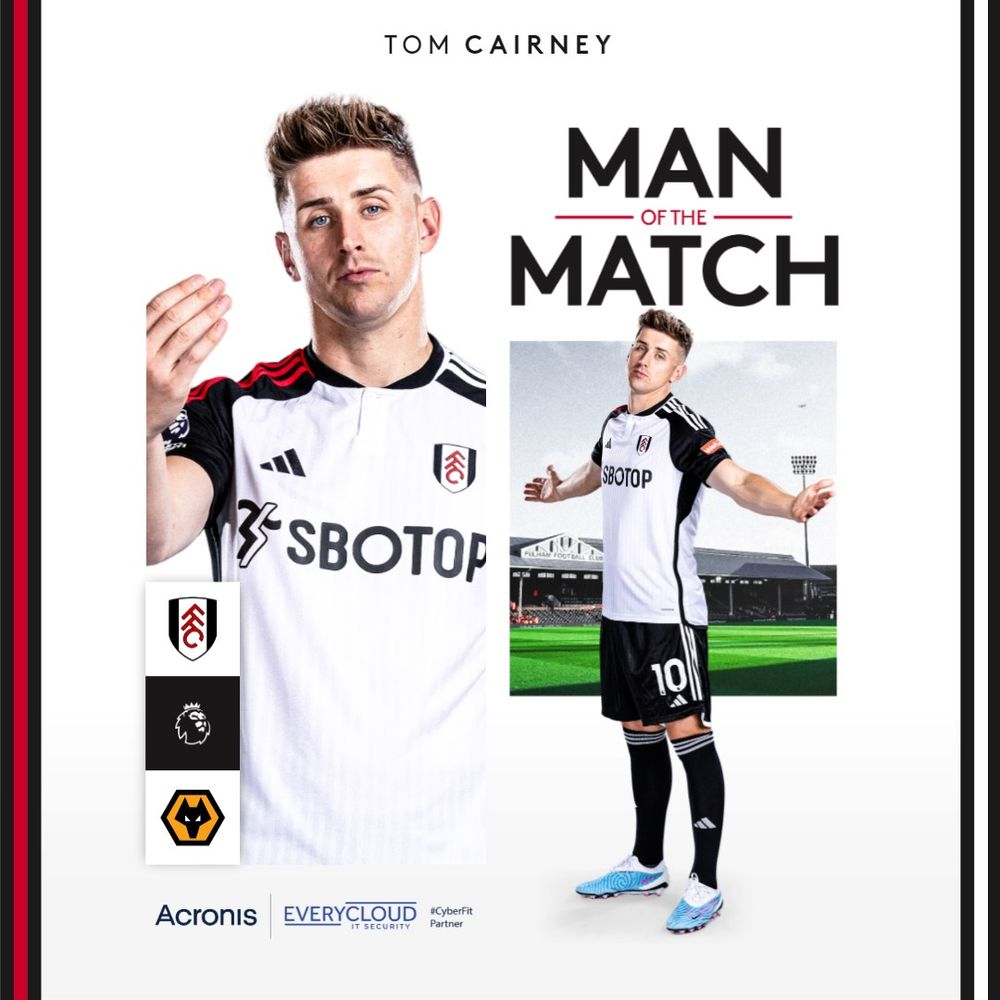 Tom Cairney has been voted your Man of the Match