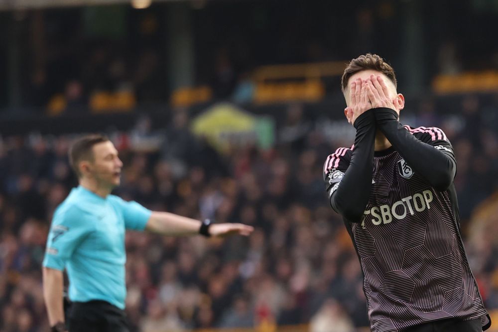 Harry Wilson reacts to missed chance against Wolves Harry Wilson reacts to missed chance against Wolves