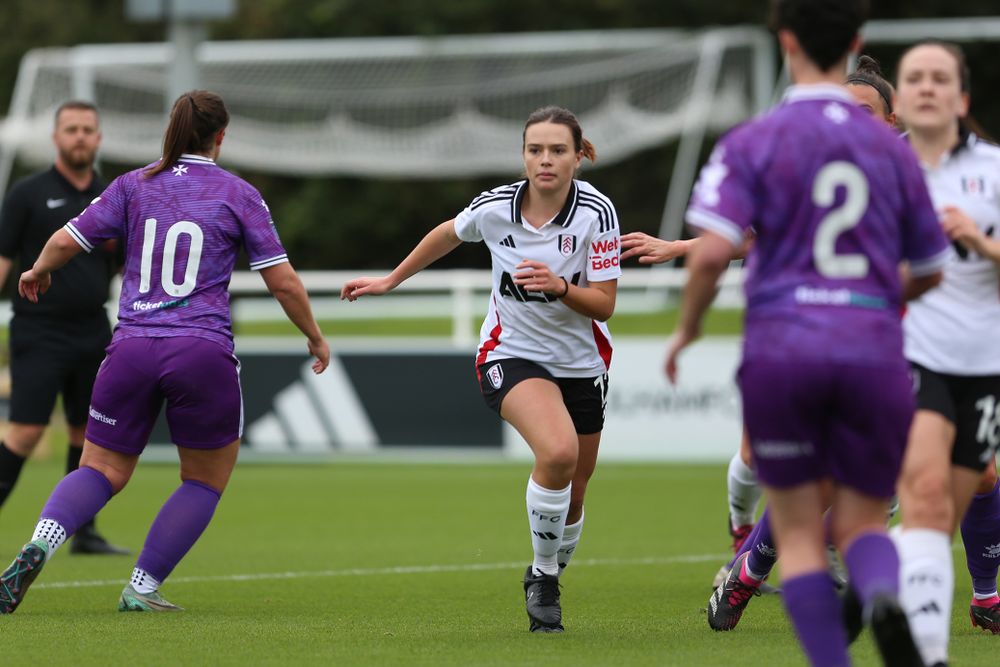 Stella Gandee Morgan drives forward Stella Gandee Morgan drives forward