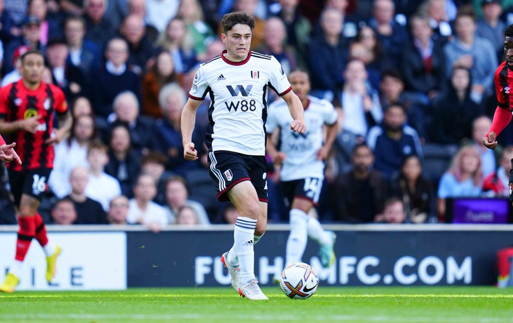 Dan James in action against Bournemouth