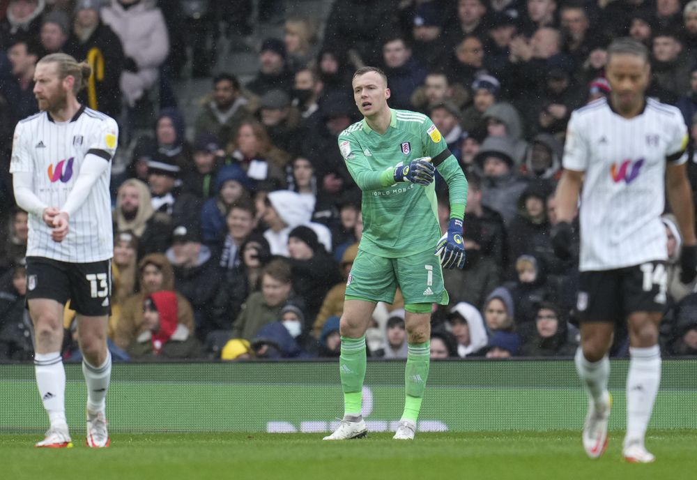A dejected Marek Rodák after Huddersfield's opening goal