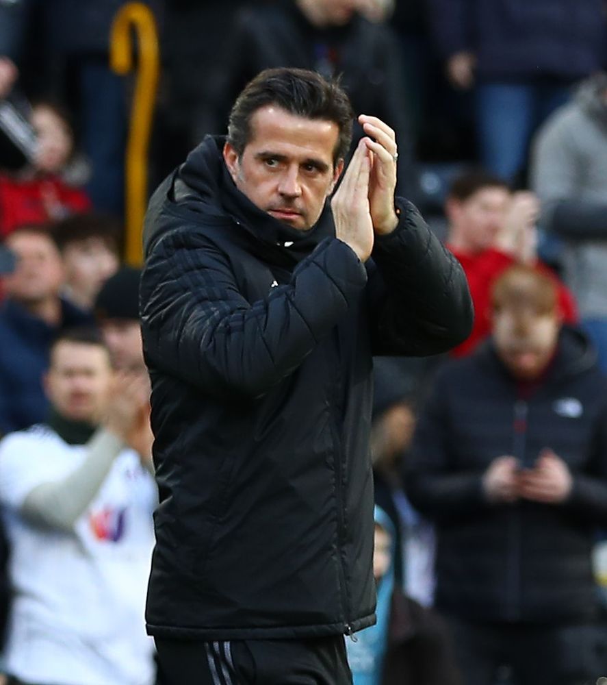 Marco Silva applauds the Fulham fans Marco Silva applauds the Fulham fans
