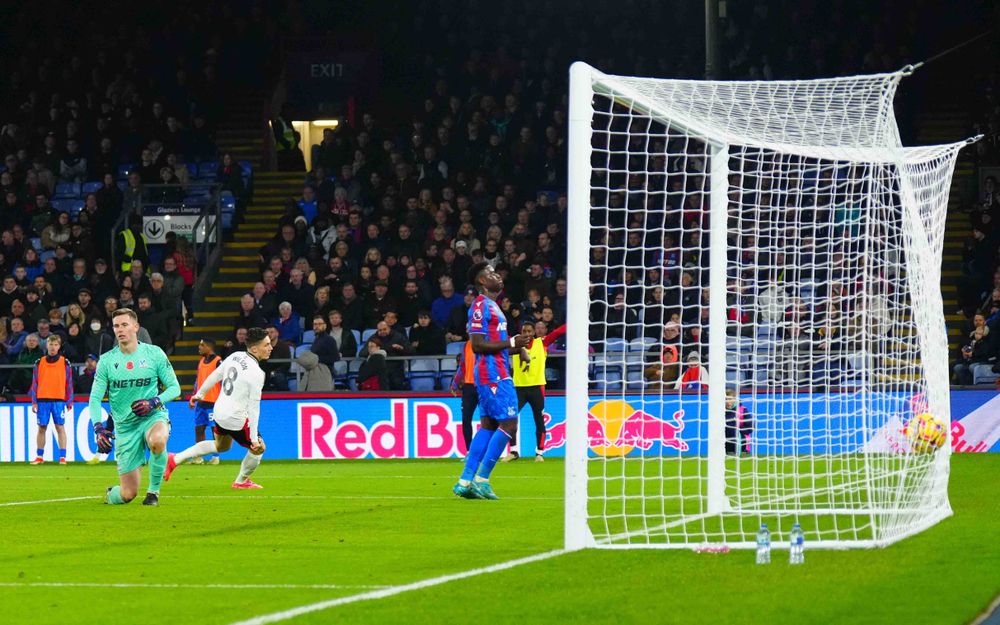 Harry Wilson scores Fulham's second goal Harry Wilson scores Fulham's second goal