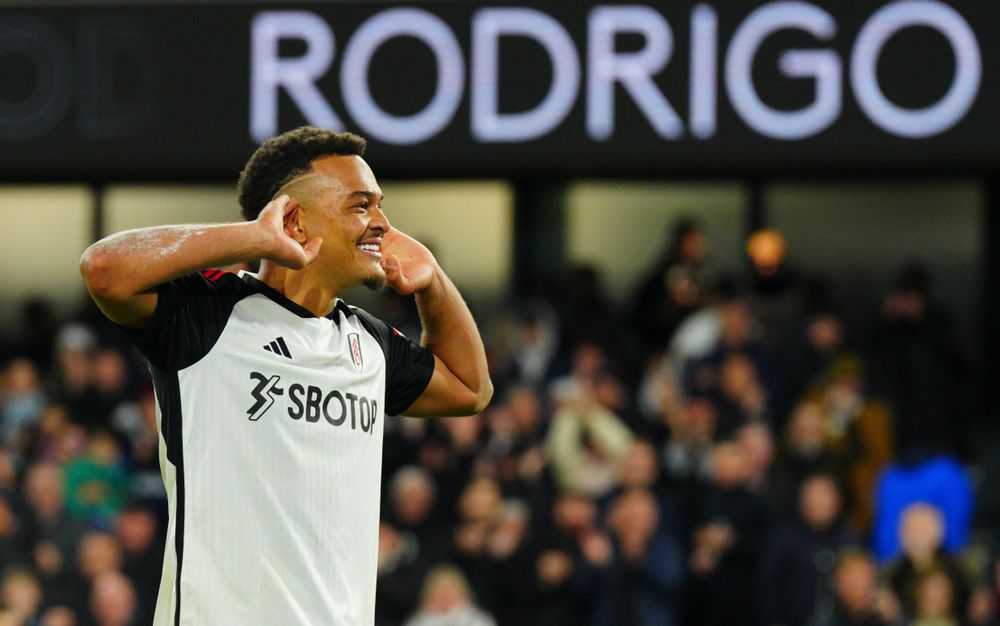 Rodrigo Muniz celebrates scoring against Spurs Rodrigo Muniz celebrates scoring against Spurs