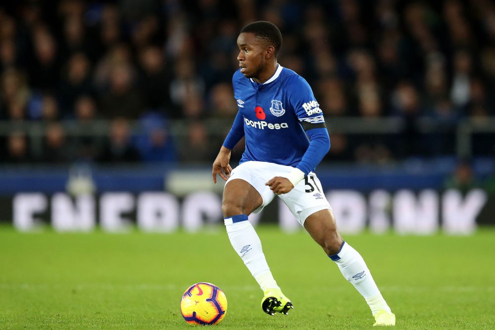 Ademola Lookman in his Everton days Ademola Lookman in his Everton days