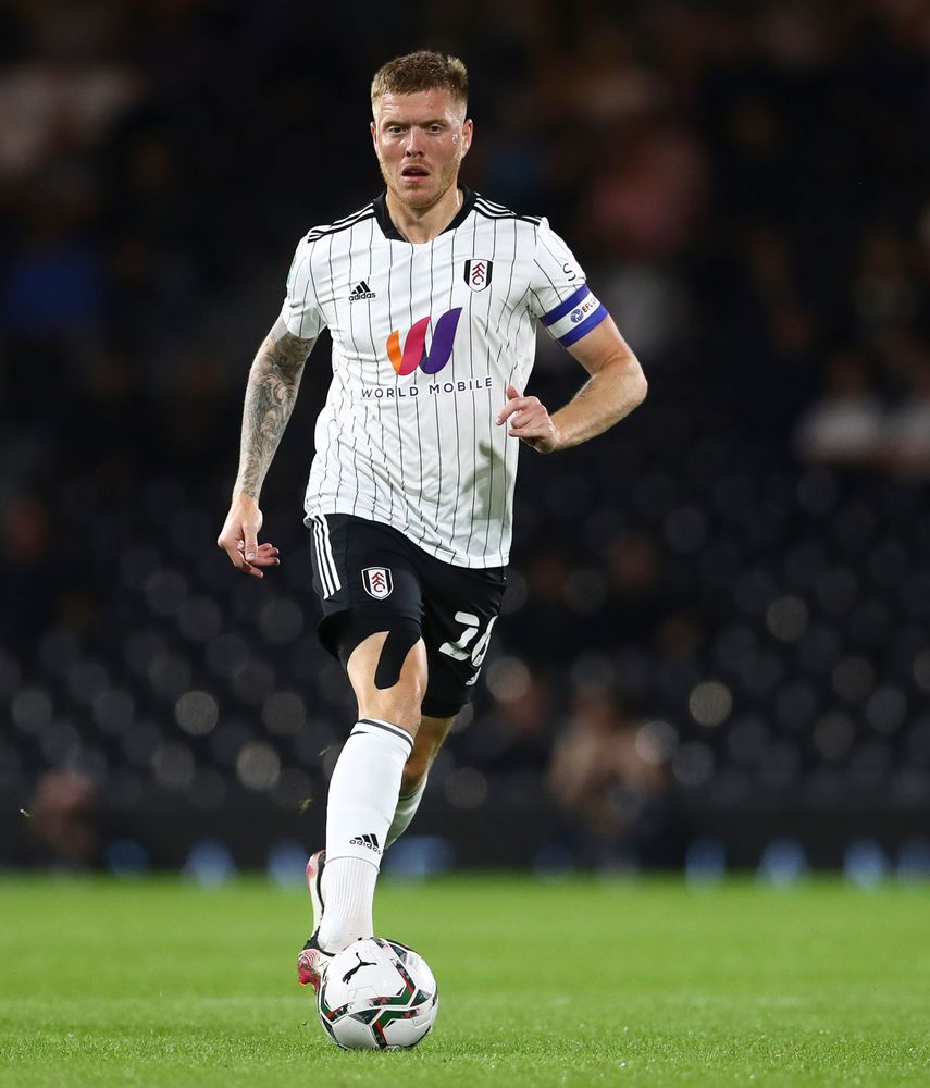 Alfie Mawson captaining Fulham during his final season at the Club Alfie Mawson captaining Fulham during his final season at the Club