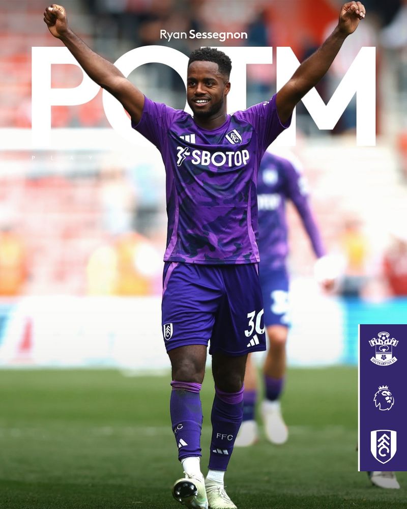 Ryan Sessegnon celebrates victory over Southampton Ryan Sessegnon celebrates victory over Southampton