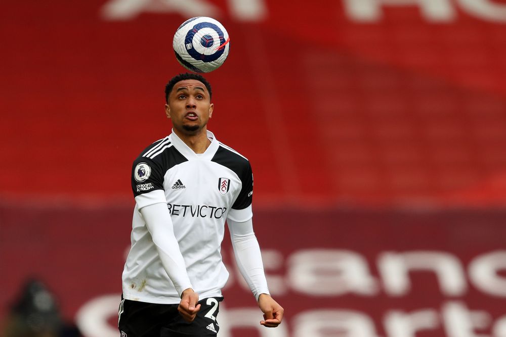 Kenny Tete on the ball at Anfield
