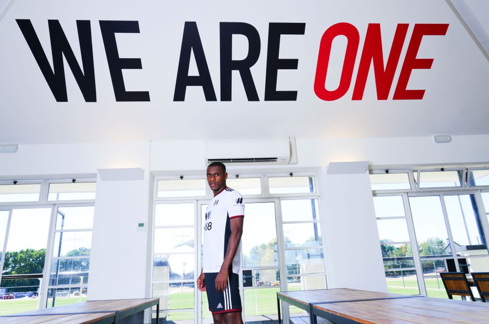 Issa Diop in the Motspur Park canteen