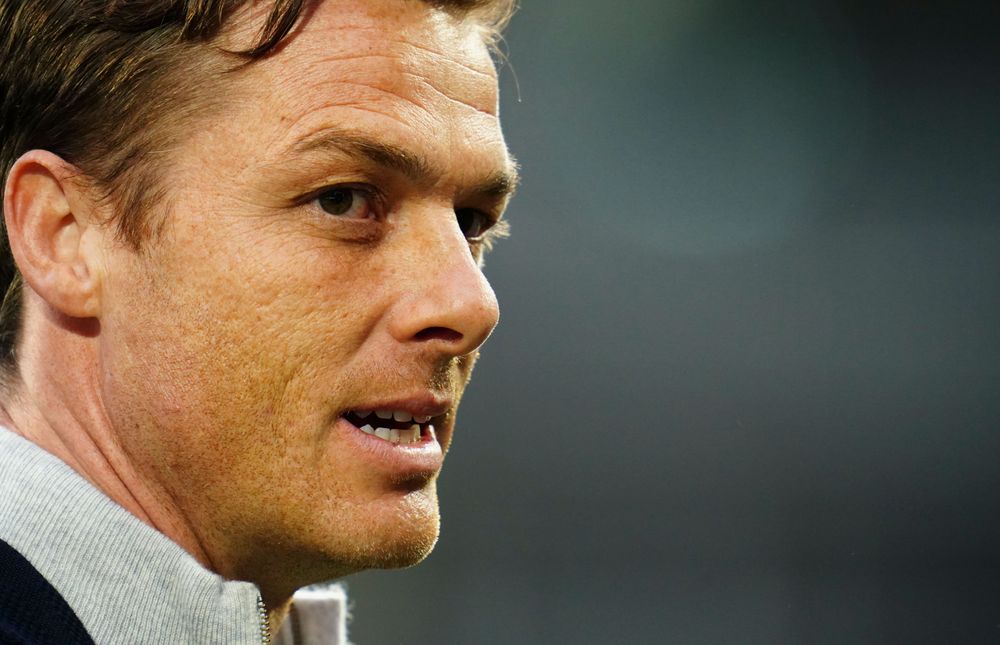 Scott Parker speaks to the media ahead of the match. Scott Parker speaks to the media ahead of the match.