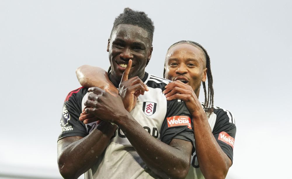 Bassey after his goal Bassey after his goal