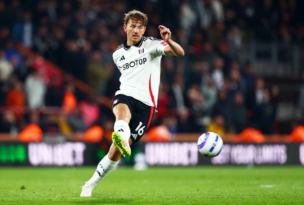 Sander Berge in action against Bournemouth Sander Berge in action against Bournemouth